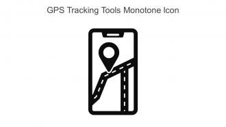 GPS Tracking Tools Monotone Icon In Powerpoint Pptx Png And Editable Eps Format
