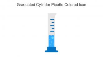 Graduated Cylinder Pipette Colored Icon In Powerpoint Pptx Png And Editable Eps Format