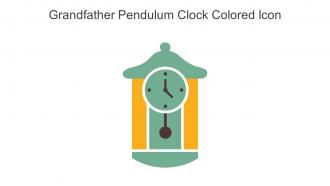 Grandfather Pendulum Clock Colored Icon In Powerpoint Pptx Png And Editable Eps Format