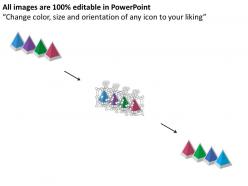 Gt four staged triangle with icons flat powerpoint design
