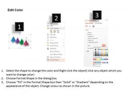 Gt four staged triangle with icons flat powerpoint design