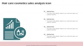 Hair Care Cosmetics Sales Analysis Icon