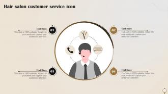Hair Salon Customer Service Icon