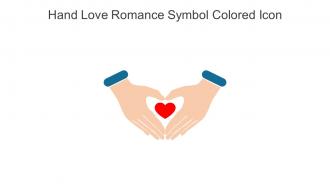 Hand Love Romance Symbol Colored Icon In Powerpoint Pptx Png And Editable Eps Format
