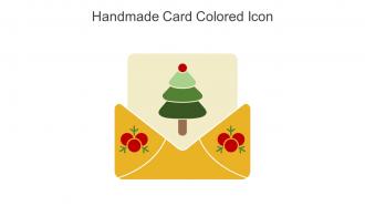 Handmade Card Colored Icon In Powerpoint Pptx Png And Editable Eps Format