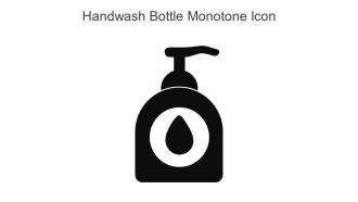Handwash Bottle Monotone Icon In Powerpoint Pptx Png And Editable Eps Format