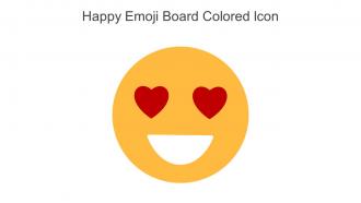 Happy Emoji Board Colored Icon In Powerpoint Pptx Png And Editable Eps Format