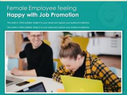 Happy Employee Business Customer Feedback Promotion Achievements