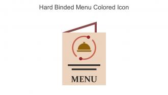 Hard Binded Menu Colored Icon In Powerpoint Pptx Png And Editable Eps Format