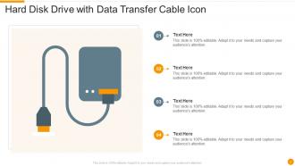 Hard Disk Icon Powerpoint Ppt Template Bundles