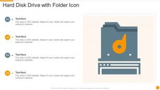 Hard Disk Icon Powerpoint Ppt Template Bundles