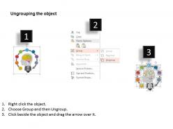 Hd eight staged bulb brain diagram and icons flat powerpoint design