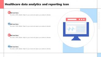 Healthcare Data Analytics And Reporting Icon