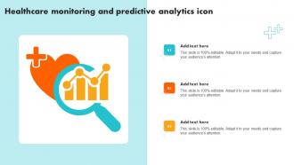 Healthcare Monitoring And Predictive Analytics Icon