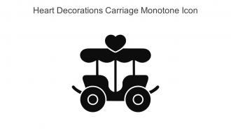 Heart Decorations Carriage Monotone Icon In Powerpoint Pptx Png And Editable Eps Format