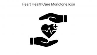 Heart Healthcare Monotone Icon In Powerpoint Pptx Png And Editable Eps Format