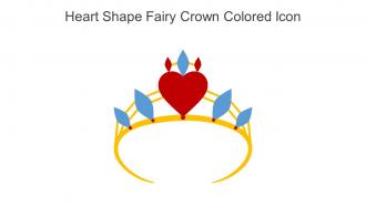 Heart Shape Fairy Crown Colored Icon In Powerpoint Pptx Png And Editable Eps Format