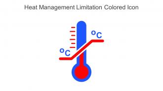 Heat Management Limitation Colored Icon In Powerpoint Pptx Png And Editable Eps Format