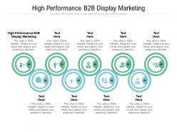 High performance b2b display marketing ppt powerpoint presentation icon display cpb