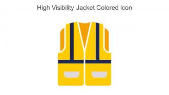 High Visibility Jacket Colored Icon In Powerpoint Pptx Png And Editable Eps Format