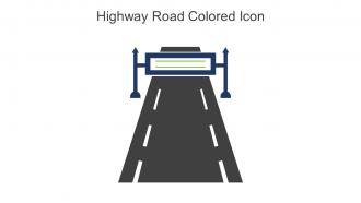 Highway Road Colored Icon In Powerpoint Pptx Png And Editable Eps Format