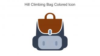Hill Climbing Bag Colored Icon In Powerpoint Pptx Png And Editable Eps Format
