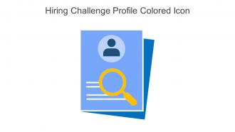 Hiring Challenge Profile Colored Icon In Powerpoint Pptx Png And Editable Eps Format