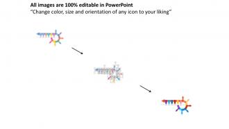 Hk six staged linear social networking diagram with icons flat powerpoint design
