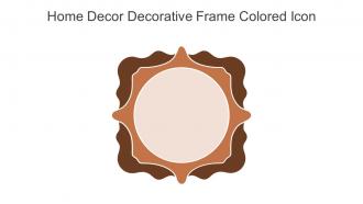 Home Decor Decorative Frame Colored Icon In Powerpoint Pptx Png And Editable Eps Format