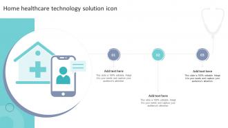 Home Healthcare Technology Solution Icon Ppt Example