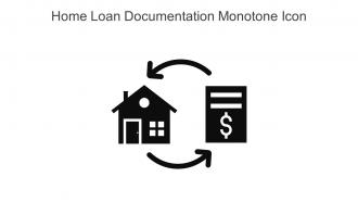 Home Loan Documentation Monotone Icon In Powerpoint Pptx Png And Editable Eps Format