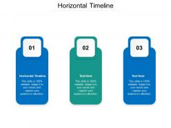 Horizontal timeline ppt powerpoint presentation portfolio icons cpb