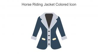 Horse Riding Jacket Colored Icon In Powerpoint Pptx Png And Editable Eps Format