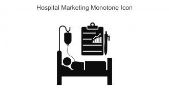 Hospital Marketing Monotone Icon In Powerpoint Pptx Png And Editable Eps Format