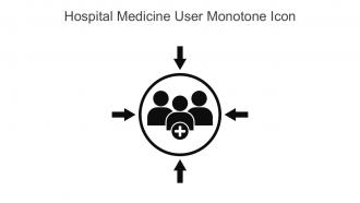 Hospital Medicine User Monotone Icon In Powerpoint Pptx Png And Editable Eps Format