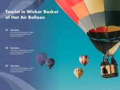 Hot air balloon vacation enjoying mountains clouds passengers festival