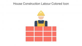 House Construction Labour Colored Icon In Powerpoint Pptx Png And Editable Eps Format