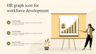 HR Graph Icon For Workforce Development