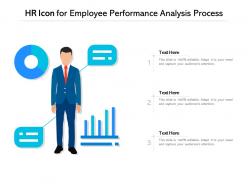 Hr icon for employee performance analysis process