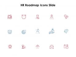 Hr roadmap icons slide ppt powerpoint presentation model format
