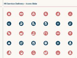 Hr service delivery hr service delivery icons slide ppt powerpoint presentation pictures summary