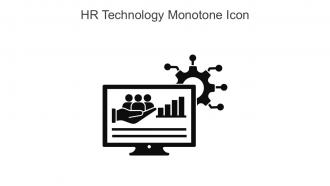HR Technology Monotone Icon In Powerpoint Pptx Png And Editable Eps Format