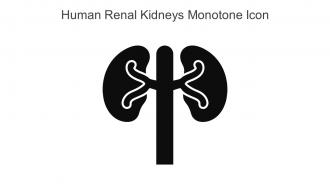Human Renal Kidneys Monotone Icon In Powerpoint Pptx Png And Editable Eps Format