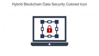 Hybrid Blockchain Data Security Colored Icon In Powerpoint Pptx Png And Editable Eps Format