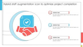 Hybrid Staff Augmentation Icon To Optimize Project Completion