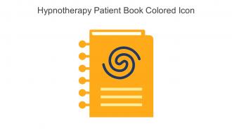 Hypnotherapy Patient Book Colored Icon In Powerpoint Pptx Png And Editable Eps Format