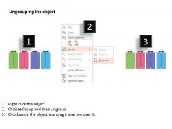Ic four staged paper infographics and marketing icons flat powerpoint design