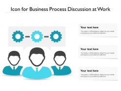 Icon for business process discussion at work
