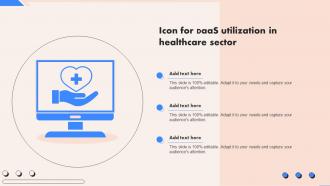 Icon For Daas Utilization In Healthcare Sector