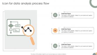 Icon For Data Analysis Process Flow